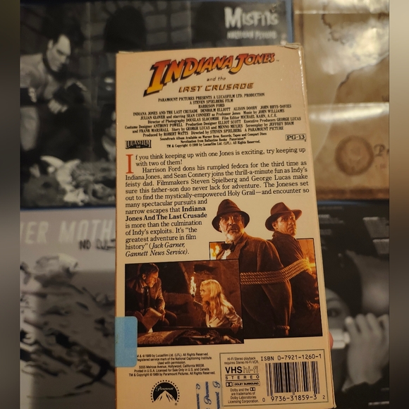 Indiana Jones Trilogy VHS Collection Box Set - Picture 11 of 13
